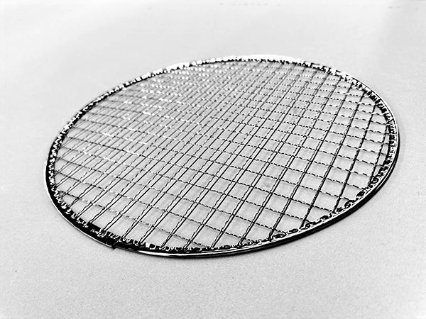 使い捨て焼き網 角網 正方形型200枚 270角mm鉄（亜鉛メッキ）中国産